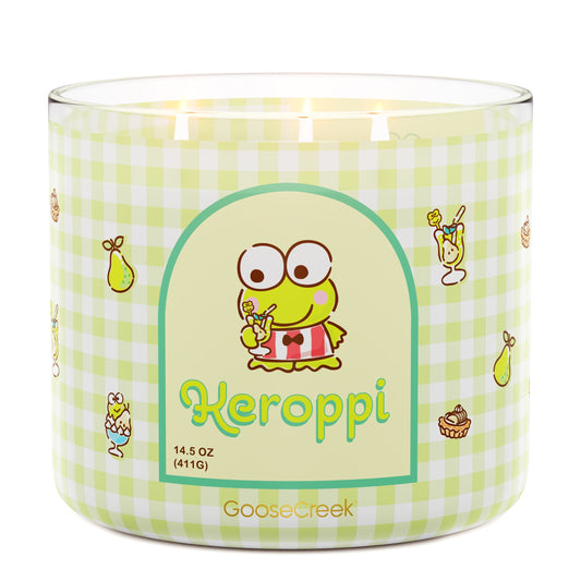 Keroppi Hello Kitty 3-Wick Candle